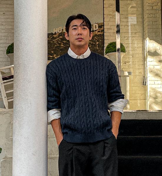 <br>(XL-6XL)<br>바토사노 Twisted knitwear