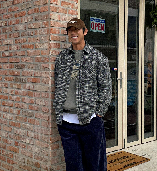 (L-5XL)<br>노바티코 checkered shirt N003