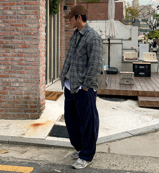 (L-5XL)<br>노바티코 checkered shirt N003