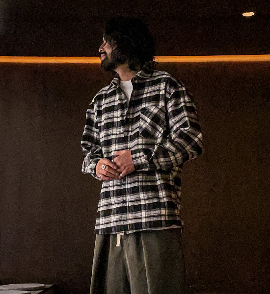 (L-5XL)<br>쥬피오 checkered shirt N004