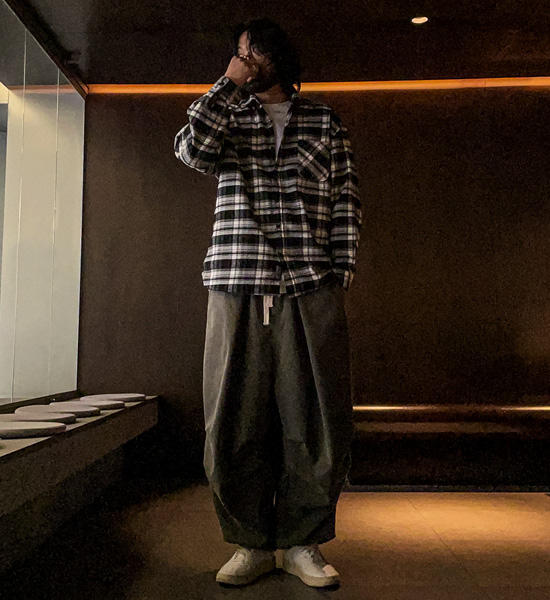 (L-5XL)<br>쥬피오 checkered shirt N004