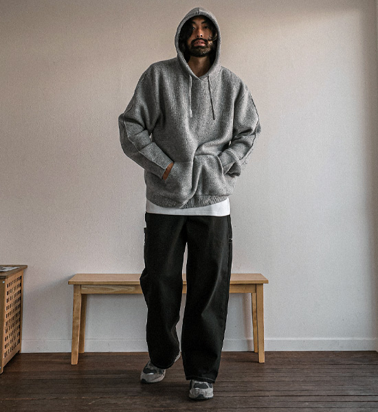 (M-5XL)<BR>코밸리스 니트후드