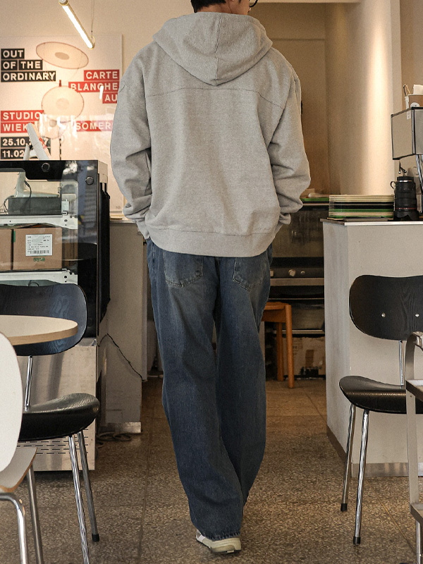 (XL-6XL)<BR>루알딘 Semi-wide fit denim banding pants RA-1072