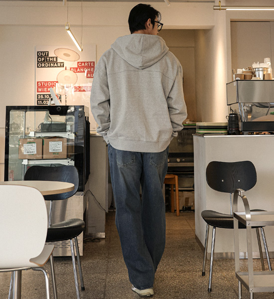 (XL-6XL)<BR>루알딘 Semi-wide fit denim banding pants RA-1072