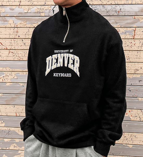 (2XL-5XL)<BR>타비더 half zip-up