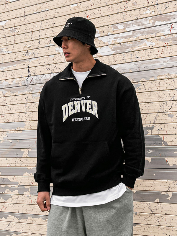 (2XL-5XL)<BR>타비더 half zip-up