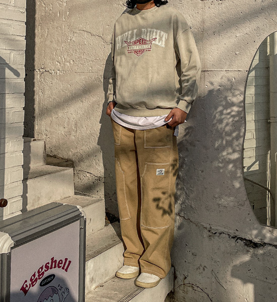 (XL-6XL)<BR>카타브차 pigment man-to-man T