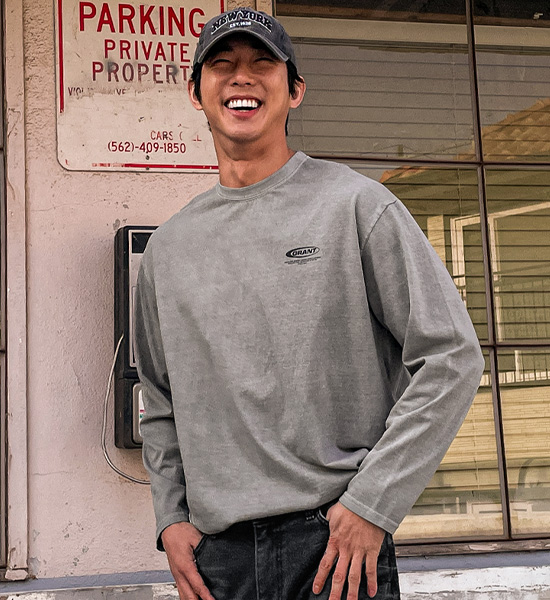 (XL-6XL)<BR>비라바다 pigment a long-sleeved t-shirt