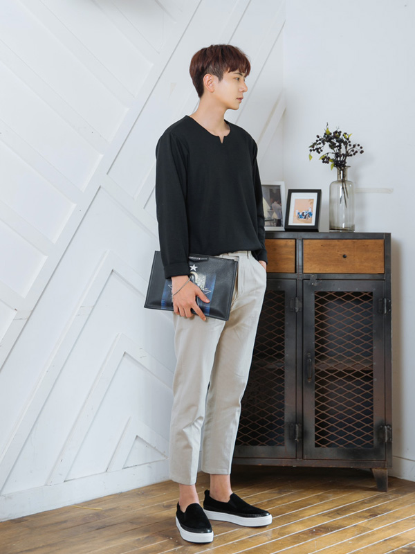 (2XL-5XL)<br>꾸준한 인기 a long-sleeved t-shirt