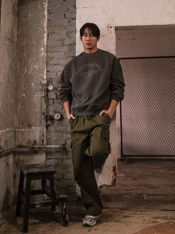 아마티 pigment man-to-man T