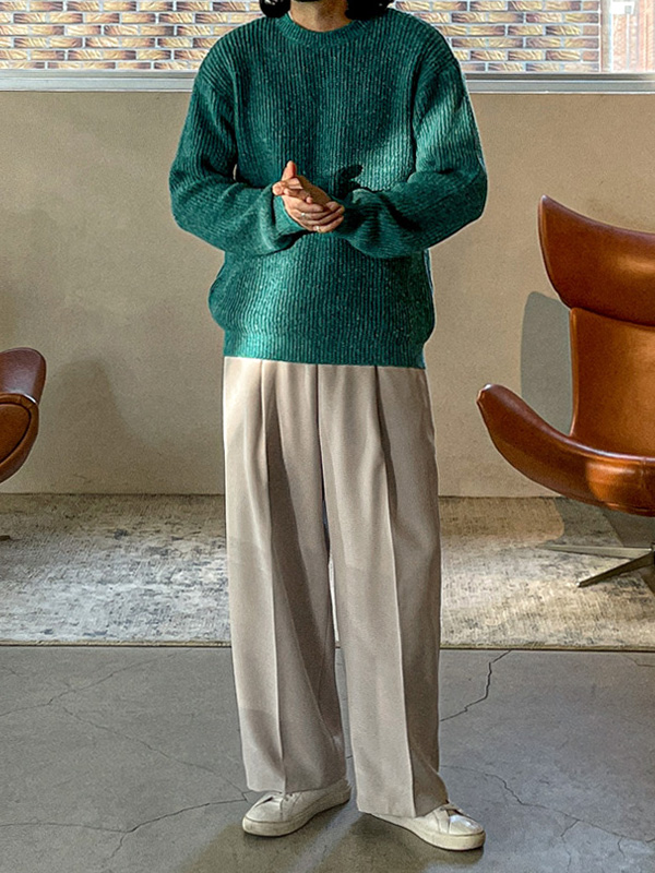 (XL-6XL)<BR>퍼크온 Semi-wide fit Banding Slacks 65