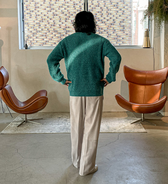 (XL-6XL)<BR>퍼크온 Semi-wide fit Banding Slacks