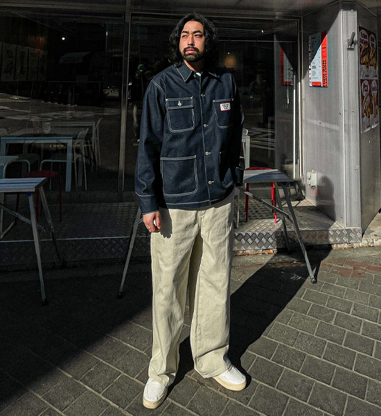 (XL-6XL)<BR>차탄 생지데님자켓