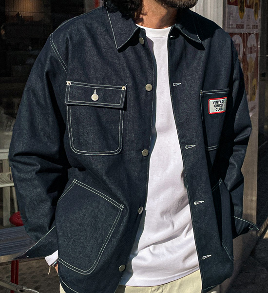 (XL-6XL)<BR>차탄 생지데님자켓