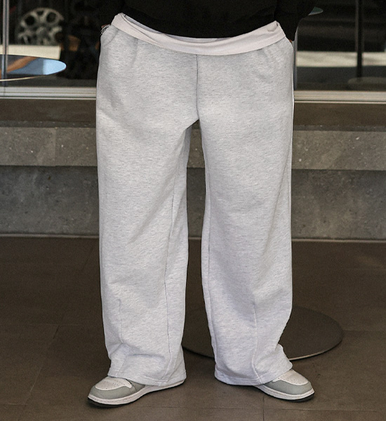 (L-4XL)<BR>카나드타 Semi-wide fit banding pants 16