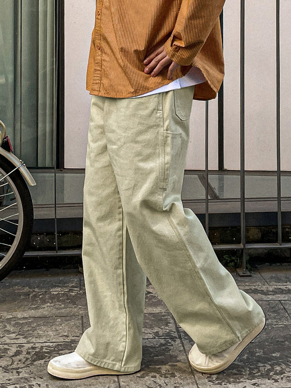 마투라타 Semi-wide fit cotton pants