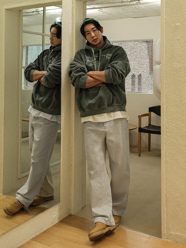 아스완 pigment Hoodie