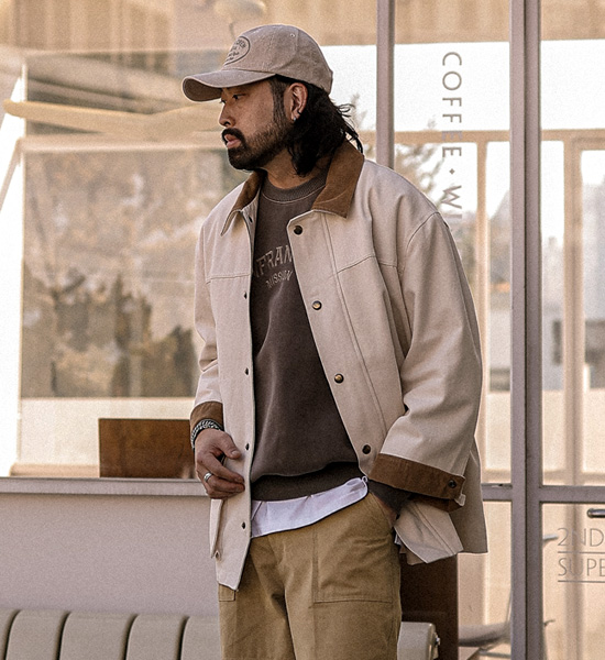 (XL-6XL)<BR>마칸두라 Work jacket