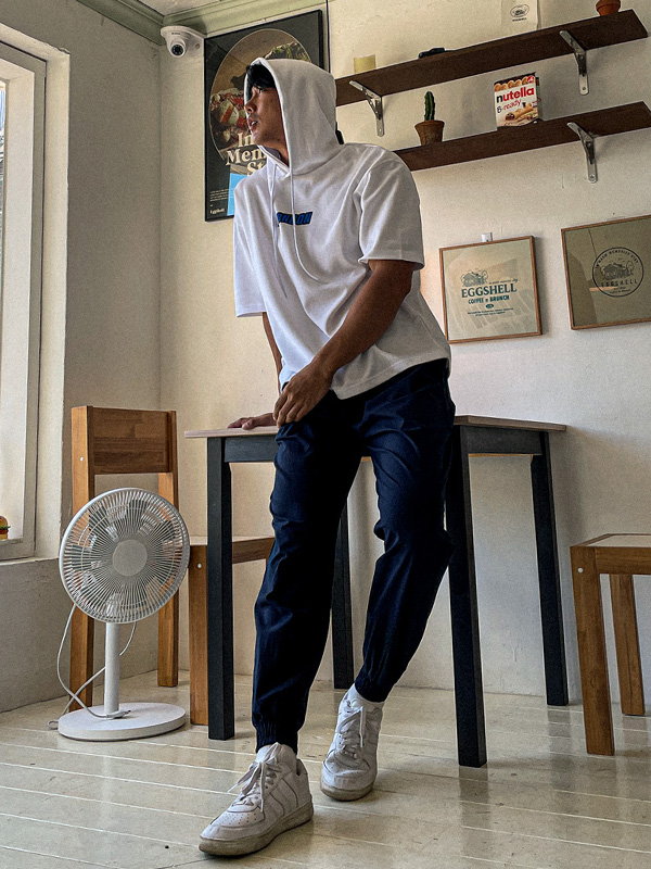 (XL~6XL)<br>러스핀 LONDON hooded short-sleeved shirt