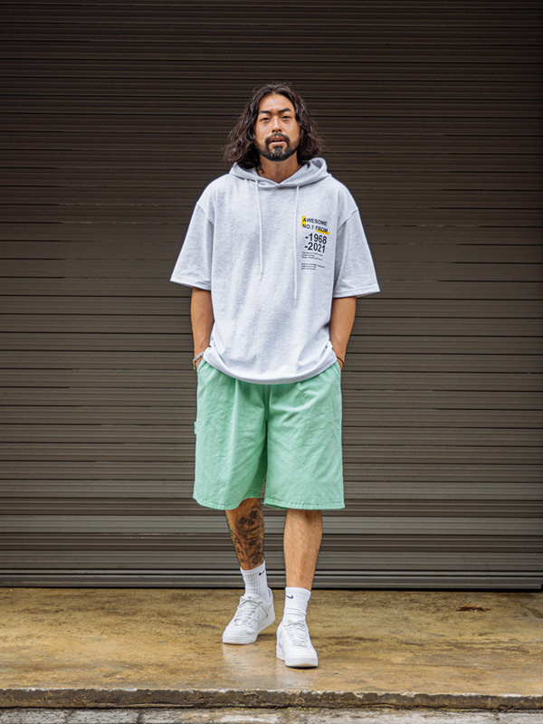 (XL-6XL)<br>어썸프롬 1968 short-sleeved hoodie