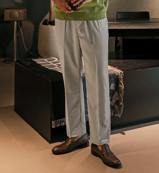 (S-3XL)<br>카란즈 Slim Fit banding pants<br><font color="#fb5ec9"><B>[1+1]</B></font>