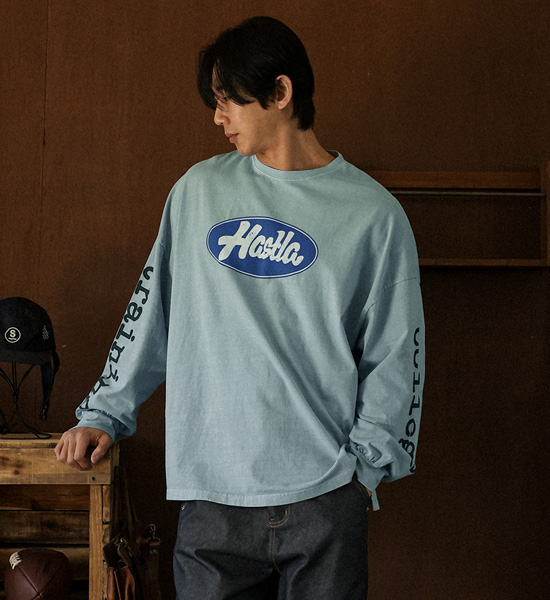 (XL-6XL)<br>코라나디 pigment a long-sleeved t-shirt