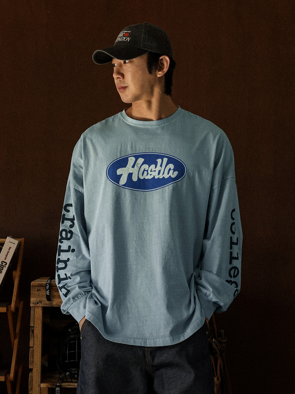 (XL-6XL)<br>코라나디 pigment a long-sleeved t-shirt