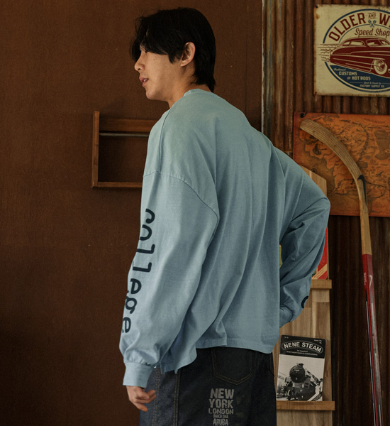 (XL-6XL)<br>코라나디 pigment a long-sleeved t-shirt
