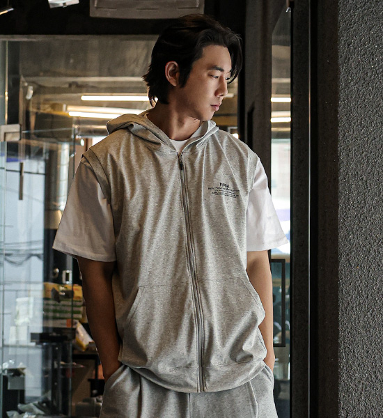 (XL-5XL)<BR>로마노바 Hooded Vest