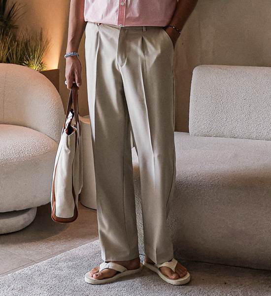 (28-38)<br>리퍼턴 standard fit Back banding Slacks R-42<br><font color="#fb5ec9"><B>[1+1]</B></font>