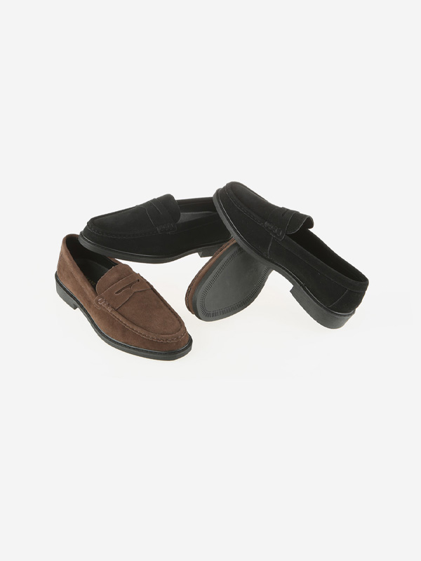 (260~305)<BR>신상 Big size Suede Loafers