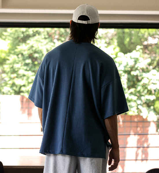 (L-6XL)<br>헤브린 Side slit Short T shirts