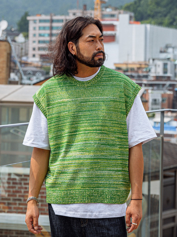 (L~5XL)<BR>베링턴 Knit Vest
