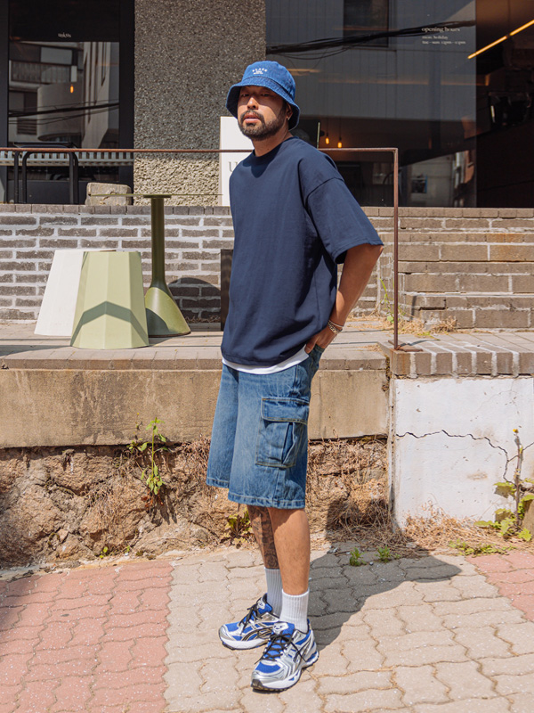 (XL-4XL)<br>카다니 layered Short T shirts