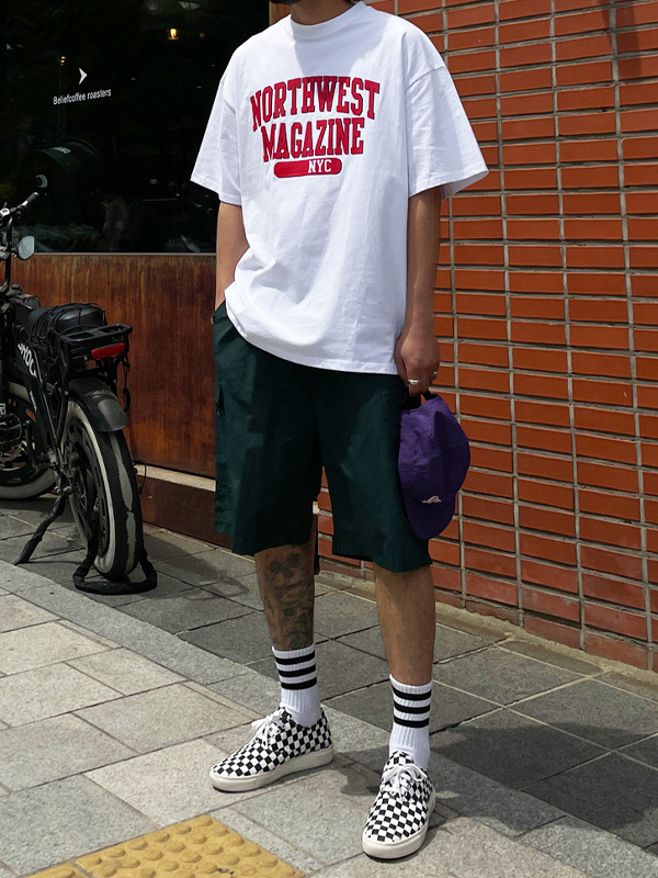 (L-4XL)<BR>다블라 cargo banding shorts