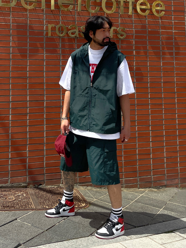 (L-4XL)<BR>사그란 Hooded Vest