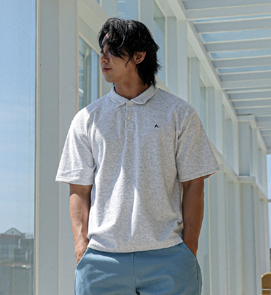 (2XL-5XL)<BR>바투아 short-sleeved collar T-shirt