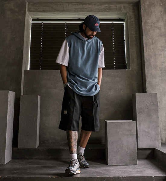 (XL-4XL)<br>스토퍼리 pigment 후드나시