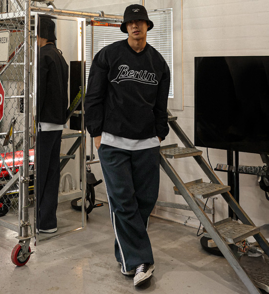 (L-5XL)<BR>하리푸르 nylon man-to-man T