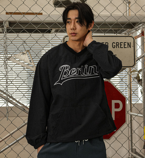 (L-5XL)<BR>하리푸르 nylon man-to-man T