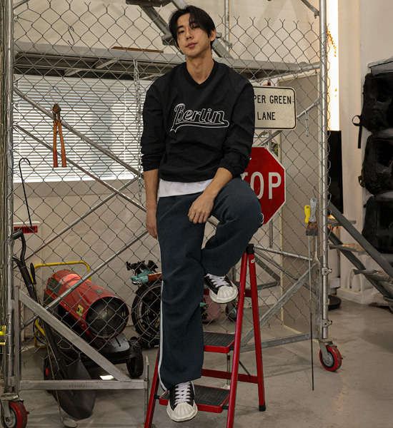 (L-5XL)<BR>하리푸르 nylon man-to-man T