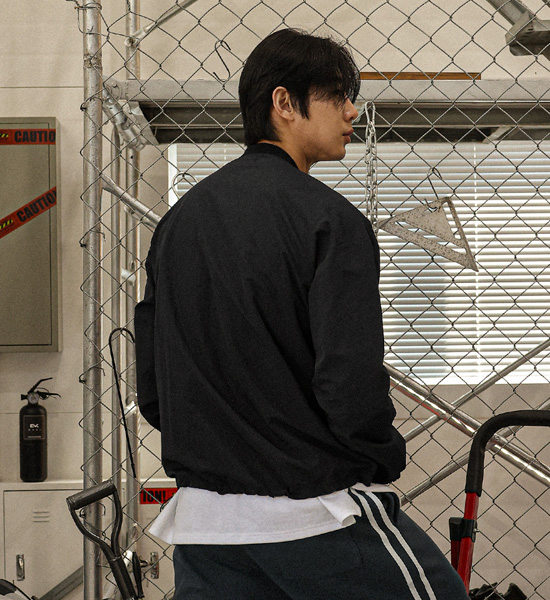 (L-5XL)<BR>하리푸르 nylon man-to-man T