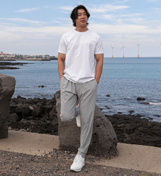 (M-6XL)<br>보카린 Short T shirts<br><B><font color="#072c81">[ W.DNA ]</font><br><font color="#098a09">Select length (Basic,Long+6cm)</font></B>