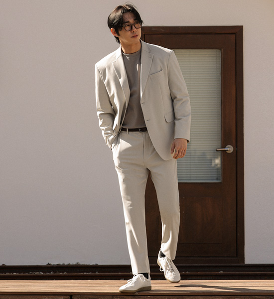 (M-6XL)<BR>나이브스 Back banding Slacks <br><font color="#098a09"><B>Select length (Basic,Long+10cm)</B></font>