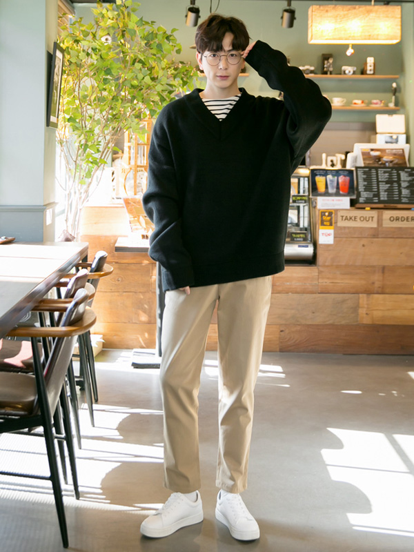 (L-5XL)<br>조별과제하다 썸 Knit