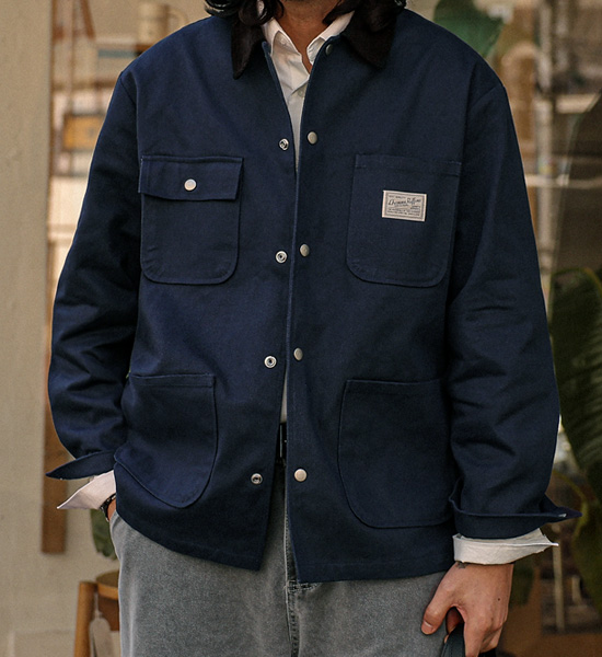 (XL-6XL)<Br>코스토마 골덴카라 Work jacket