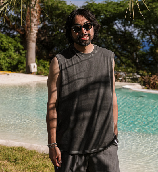 (L-5XL)<BR>머렐스 pigment Sleeveless shirts