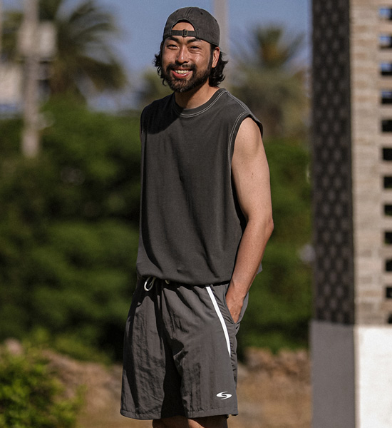 (L-5XL)<BR>머렐스 pigment Sleeveless shirts