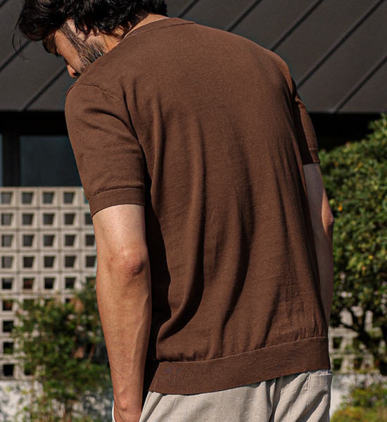 (L-5XL)<br>라토단 short-sleeved knitwear DT23113<BR><B><FONT COLOR="#ff4800">[Additional discount]</FONT></B>