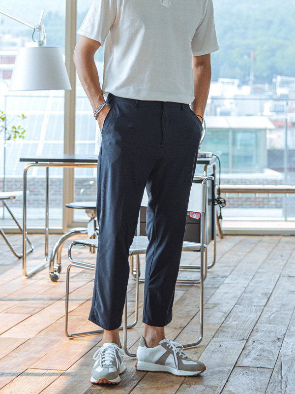<br><font color="#660616">[365SALE]</font><br><font color="#660616">★교환/반품불가★</font><BR>몬슨 반밴딩슬랙스 S26